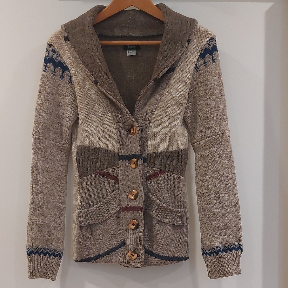 Cozy Knit Button-Front Cardigan Sweater